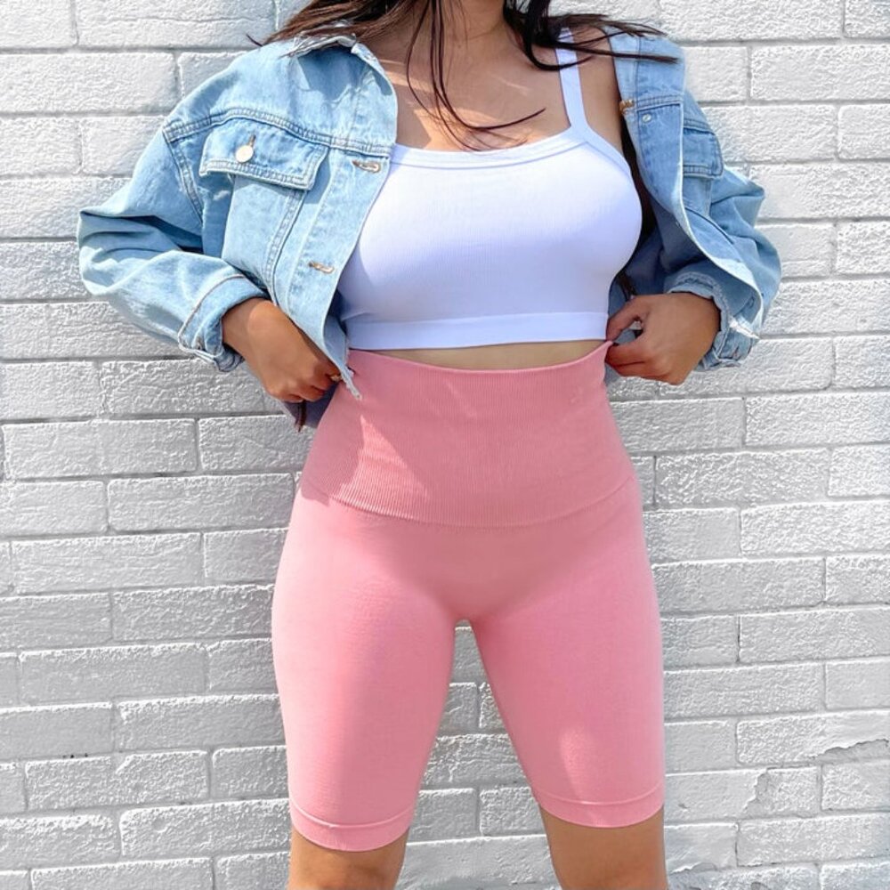 Boutique NEW Compression Highrise Biker Shorts